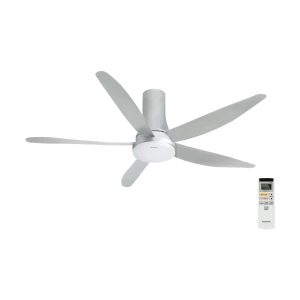 Quạt trần Panasonic 5 cánh F-60UFN, Công suất 57W, Đường kính cánh 150cm, 9 tốc độ gió, Điều khiển từ xa, Bảo hành 12 tháng tại nhà
