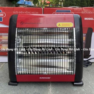 Sưởi điện hồng ngoại Sunhouse SHD7013, Công suất 800W, thiết kế nhỏ gọn, Làm ấm cực nhanh, không gây khô da, tự động ngắt điện khi bị nghiêng đổ, Bảo hành 12 tháng