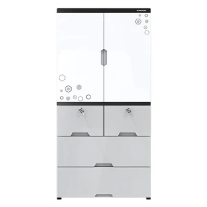 Tủ nhựa 2 cánh 4 ngăn Happy Family Sunhouse KS-CA1400F4, Chất liệu PP an toàn sức khỏe