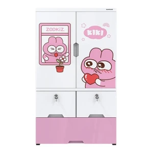 Tủ nhựa sơ sinh 2 cánh Happy Baby SUNHOUSE KS - CA1177G3, Chất liệu PP an toàn sức khỏe, Dễ dàng tháo lắp, 2 cánh 3 ngăn chứa rộng rãi