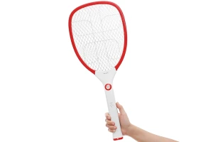 Vợt muỗi Điện Quang ĐQ EMR02 WR, 62299080 (Trắng-Đỏ) - Vợt muỗi đa năng, Bảo hành chính hãng