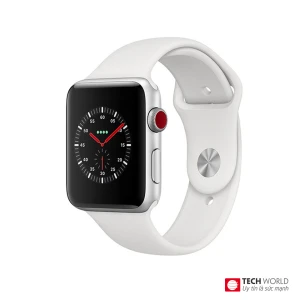 Apple Watch Series 3 (LTE) 38mm Viền nhôm Dây cao su - 99%