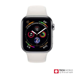 Apple Watch Series 4 (LTE) 40mm Viền Thép Dây cao su - 99%
