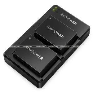 Bộ Pin Sạc Ravpower NP-W126S Cho Máy Ảnh Fujifilm (Chính Hãng)