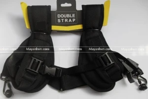 Caden Quick Double Shoulder Sling Black Dual Strap Belt Strap For 2 Cameras