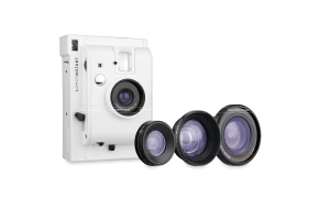 Máy Ảnh Chụp In Liền Lomo'Instant Màu Trắng 3 Lenses (Chính Hãng)