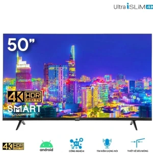 Tivi Asanzo 50U72 | 4K 50 inch Android Voice