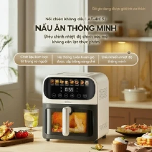 Bản Tiếng Việt Nồi chiên không dầu Bear AF-4H15J dung tích 6L