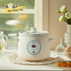 Bản Tiếng Việt Nồi Nấu Chậm Bear Sube SB-NNC15 Nấu Cháo