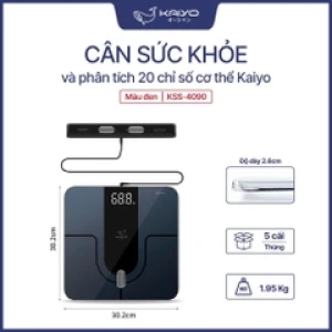 Cân sức khoẻ và phân tích 20 chỉ số cơ thể Kaiyo KSS-408