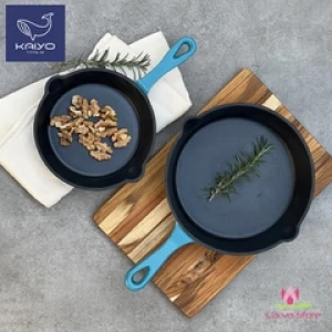 Chảo Gang Oceno Có Vòi (tráng men gốm vô cơ)