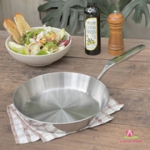 Chảo inox 316 Liền Khối 5 lớp 5-Ply Premium Kaiyo Chống Dính Tự Thân (Chảo cạn)