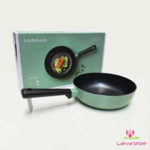Chảo Sâu Lòng Decor LocknLock LDE1245IH 24cm - Màu xanh Mint