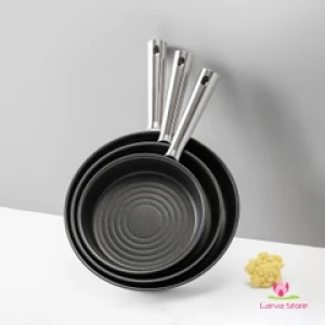 Chảo Suit STS inox 304 LocknLock chống dính ILAG siêu bền Thụy Sỹ