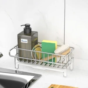 Giá để miếng rửa chén bát inox 304 DOZZI kèm miếng dán siêu dính chắc