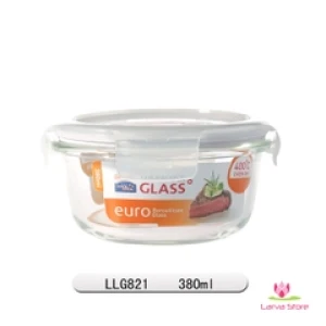 Hộp thủy tinh hình tròn chịu nhiệt Lock&Lock LLG821 380ml Ø100x65mm