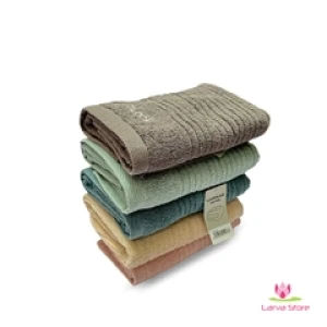 Khăn Lau Tóc Cotton 100% LocknLock Dày Dặn Thấm Hút Tốt Size 40cm x 80cm ETM002