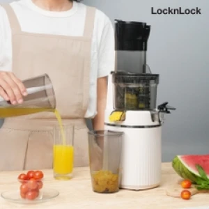 Máy ép chậm LocknLock Bianco Slow Juicer 0.8L EJJ421IVY
