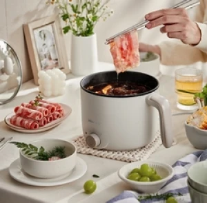 Nồi lẩu điện mini Bear DRG-C12K1 đa năng Lẩu, Hấp, Chiên