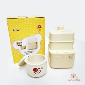 Nồi Nấu Chậm Bear 0,8L Bear SB-NNC08 Bản Mới 7 Chế Độ Nấu Chưng Yến, Hầm Hấp Ninh Cháo Cách Thủy