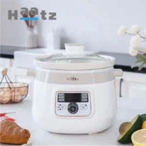 Nồi nấu chậm lòng gốm Haatz 3 lít nấu các món hầm và cháo rất nhàn và ngon