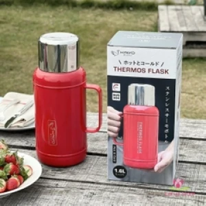 Phích Giữ Nhiệt 2 Lớp Inox 304 Kaiyo 1.6L Giữ Nóng 24h