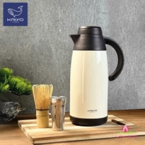 Phích pha trà giữ nhiệt 2 lớp inox có lõi lọc Kaiyo 1100ml
