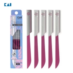 Set 5 Dao cạo lông mày Kai hàng Nhật (cán đỏ)
