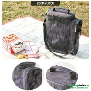 Túi Giữ Nhiệt Cỡ Lớn Lock&Lock DENIM HWB501 27cm * 13cm * 32cm