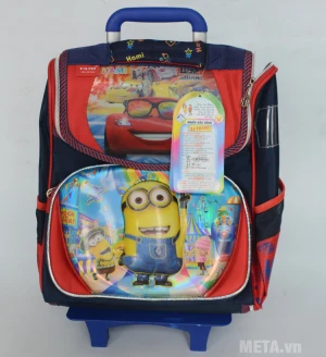Balo cấp 1 có cần kéo Hami BL151 Minion