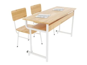 Bàn học sinh gỗ tự nhiên Xuân Hòa BHS-19-05CS (Chưa gồm ghế)