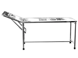 Bàn khám bệnh 3A inox kèm đệm