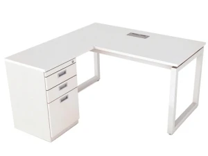 Bàn làm việc chữ L hộc liền Fami Lufa RH1414SL1-L (1.400mm x 1.400mm x 750mm)