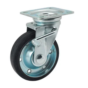 Bánh xe đẩy cao su xoay có phanh Nansin STM-150 VS W-3R (200kg)