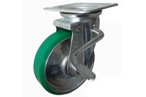 Bánh xe đẩy PU xoay có khóa Ethos ETH663PUZ100JB1 (250kg)