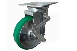 Bánh xe đẩy PU xoay có khóa Ethos ETH663PUZ130JB01 (350kg)