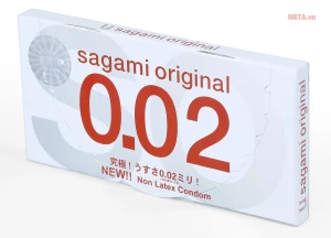 Bao cao su Sagami Original 0.02 (Hộp 2 chiếc)