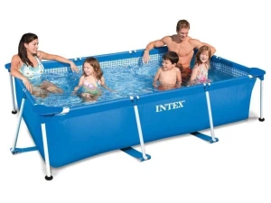 Bể bơi khung kim loại chữ nhật 300cm x 200cm x 75cm cao cấp Intex 28272