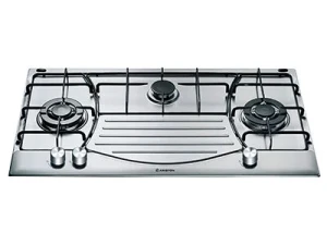Bếp gas 3 vùng nấu Ariston 90cm lắp âm PHN 932 T2/IX/A