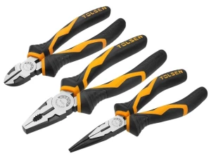 Bộ 3 kìm điện - kìm nhọn - kìm cắt công nghiệp Tolsen 10410