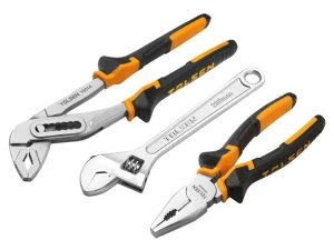 Bộ 3 kìm điện - mỏ lết - kìm mỏ quạ Tolsen 10403