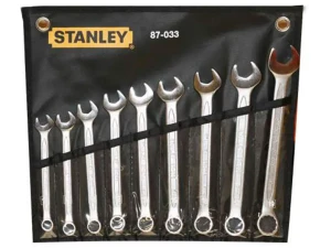 Bộ cờ lê vòng miệng 9 chi tiết Stanley 87-033-1