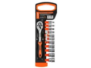 Bộ khẩu tay vặn 1/4 13 chi tiết Harden 510013