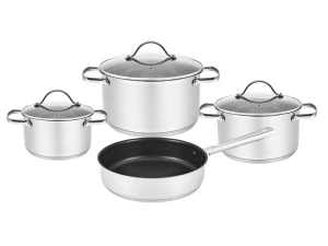 Bộ nồi chảo Platinum 7 chi tiết DANN (4pcs)