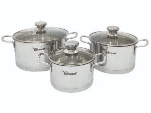 Bộ nồi inox 3 đáy cao cấp thân đứng Youcook YCS-3PS
