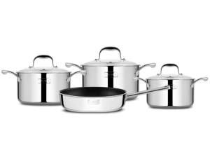 Bộ nồi inox cao cấp 3 lớp đáy liền Trimax XS EL-3744