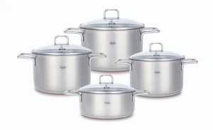 Bộ nồi inox cao cấp Fissler Hamburg (4 nồi)