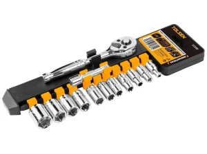 Bộ tuýp 1/4 Tolsen 15390 hệ inch - 13 chi tiết