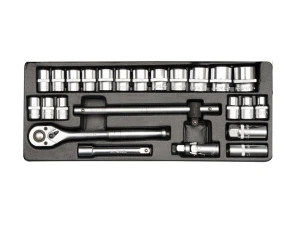 Bộ tuýp vặn tay 1/2 25 chi tiết Yato YT-12661