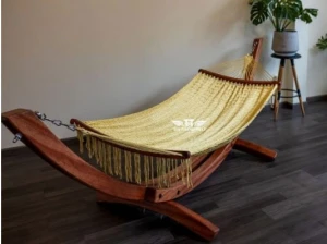 Bộ võng gỗ cao cấp bán nguyệt Tín Thành Phát VG-01